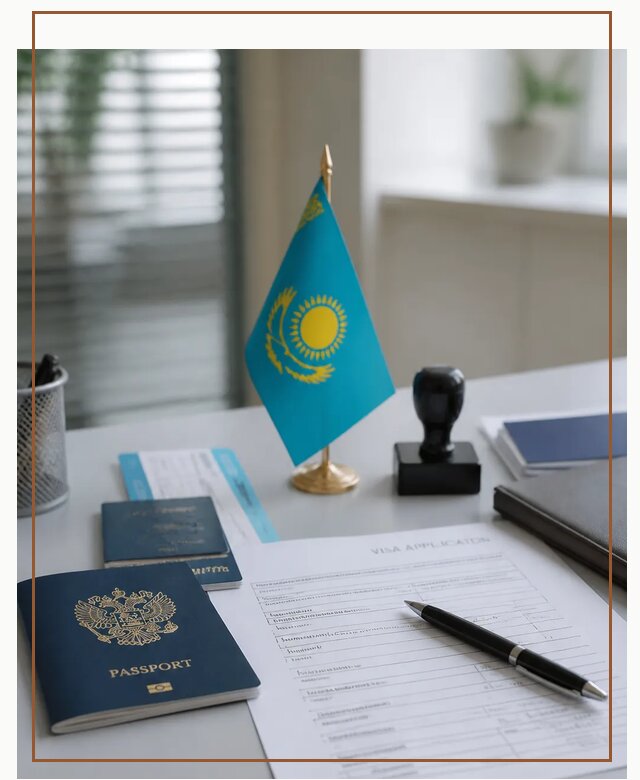 Оформление визы в Казахстан для поездки и работы в Лянторе