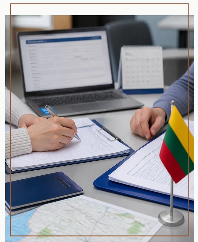 Профессиональное оформление визы в Литву для поездки в Лянторе